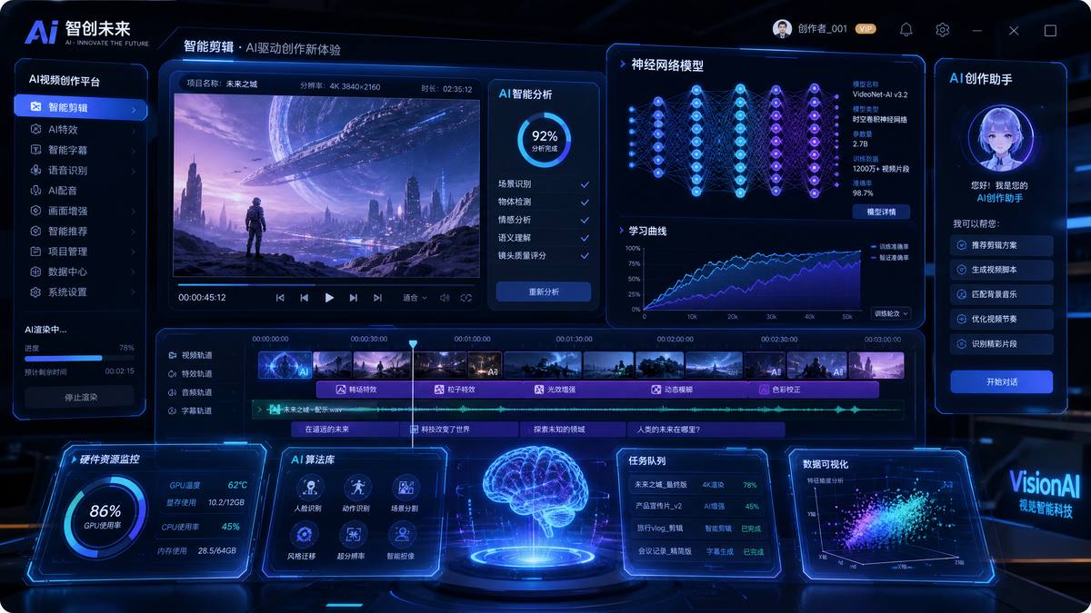蘑菇视频官网AI视频创作工具